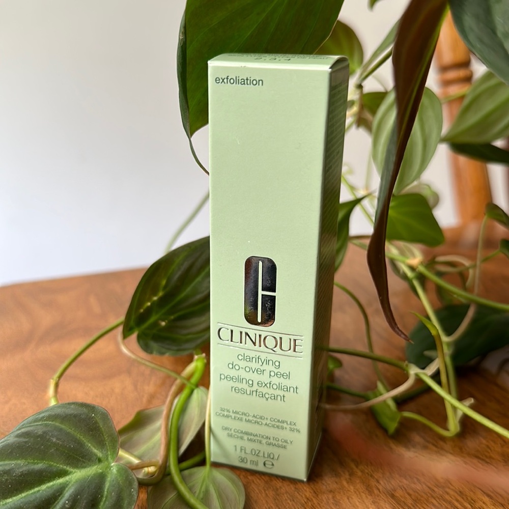 New Clinique DO-OVER PEEL exfoliating serum